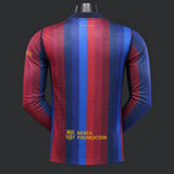 FC Barcelona 2026/27 Home Jersey – Player Version – Long Sleeve