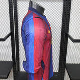 FC Barcelona 2026/27 Camisola principal – Versão jogador – Manga comprida