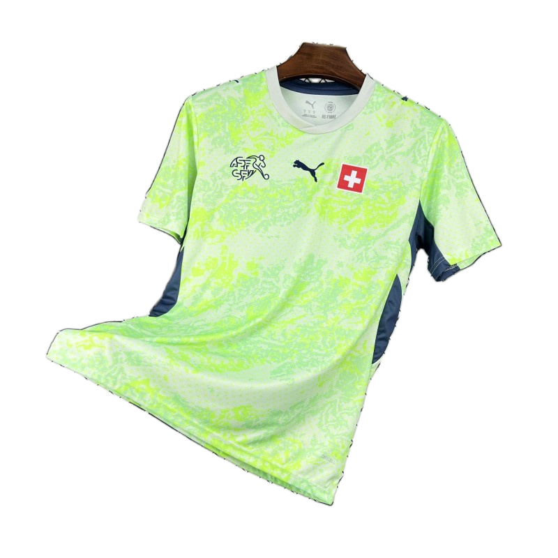 Switzerland 2026 Away Jersey – Neon Yellow