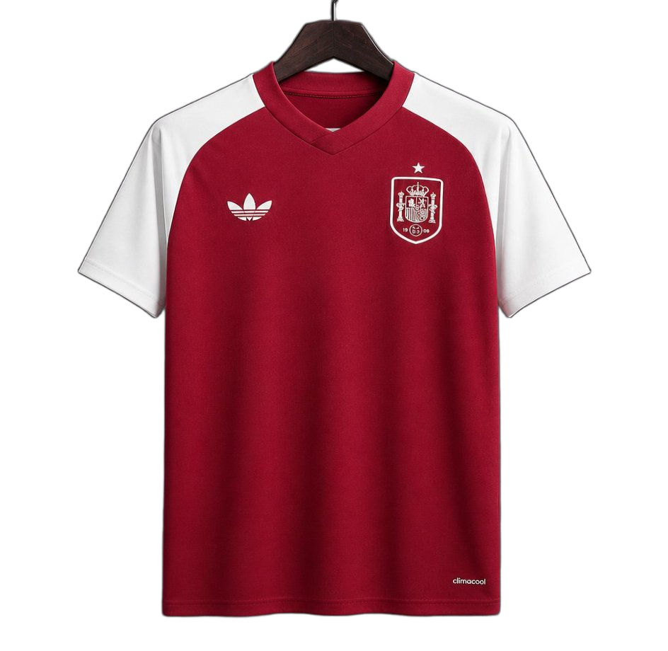 Spain 2026 Away Training Jersey – White/Red