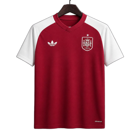 Spain 2026 Away Training Jersey – White/Red