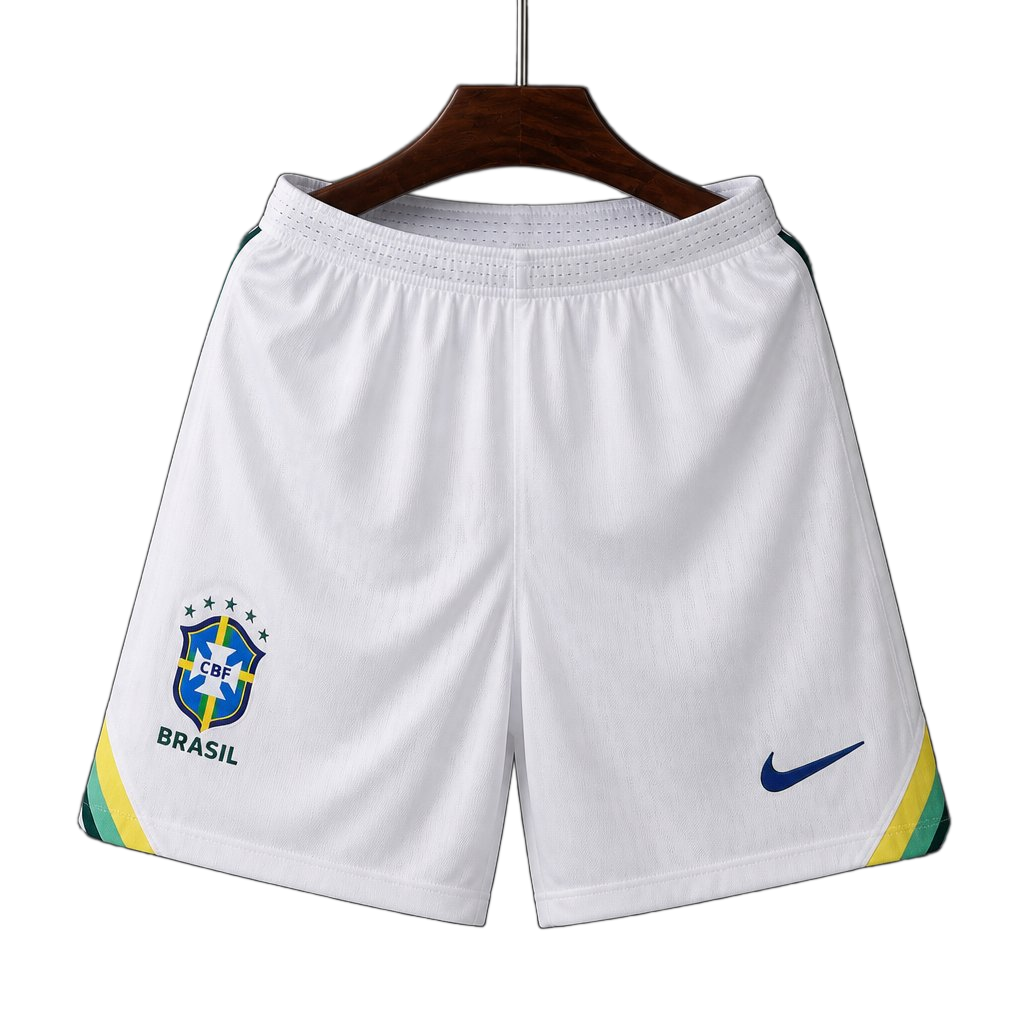 Brazil 2026/27 Shorts – Player Version – White