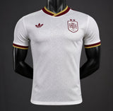 Spain 2026 Away Jersey – Player Version – White – 2 Stars – Champion Patch