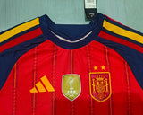 Spain 2026 Home Jersey – Player Version – 2 Stars – Champion Patch