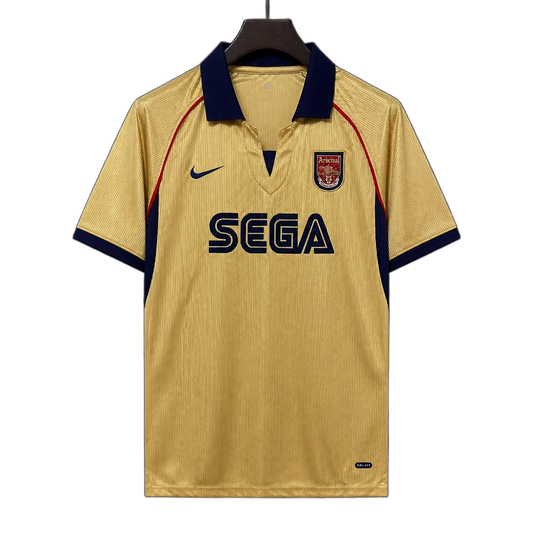 Arsenal 2026/27 Away Jersey – Retro Version – Gold