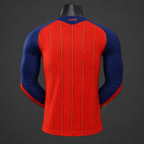 Spain 2026 Home Jersey – Player Version – Long Sleeve – 2 Stars – Champion Patch