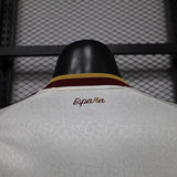 Spain 2026 Away Jersey – Player Version – Long Sleeve – White – 2 Stars – Champion Patch