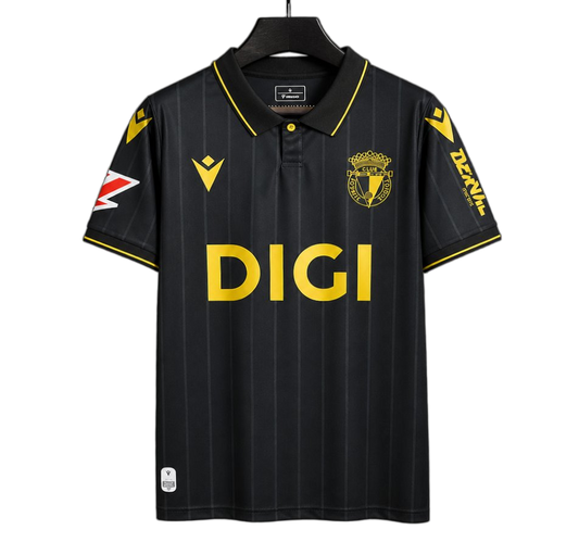 Burgos CF 2026/27 Away Jersey – Black