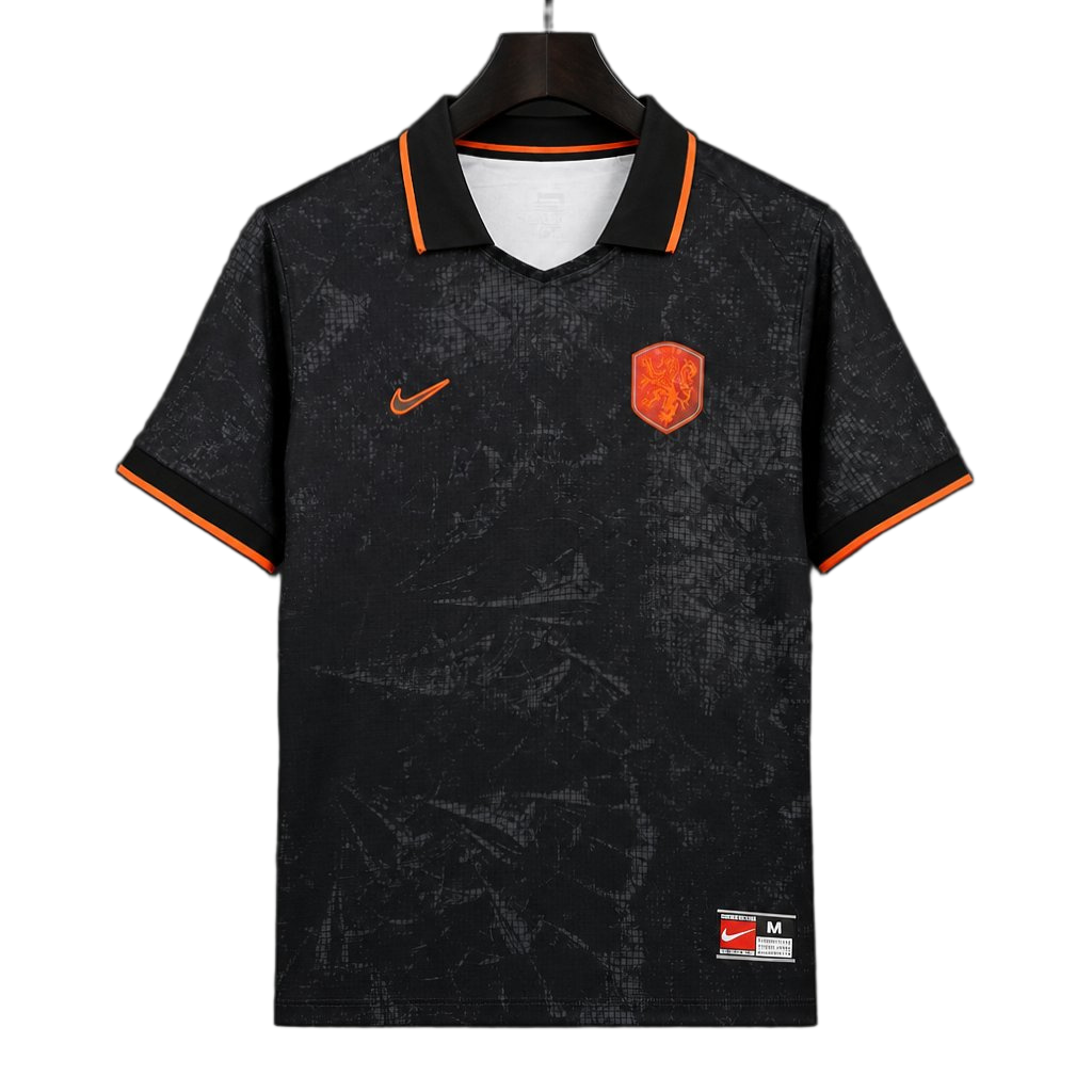 Netherlands 2026 Jersey – Black – Energy