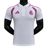Real Madrid 2026/27 Jersey – White/Pink – Polo