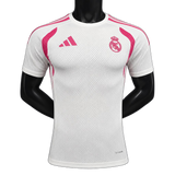 Real Madrid 2026/27 Training Jersey – White/Pink