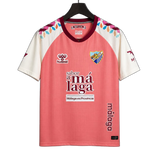 Malaga 2026/27 Away Jersey – White/Pink
