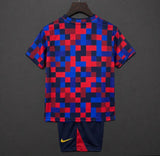 FC Barcelona 2026/27 Pre – Match Kids Kit – Player Version