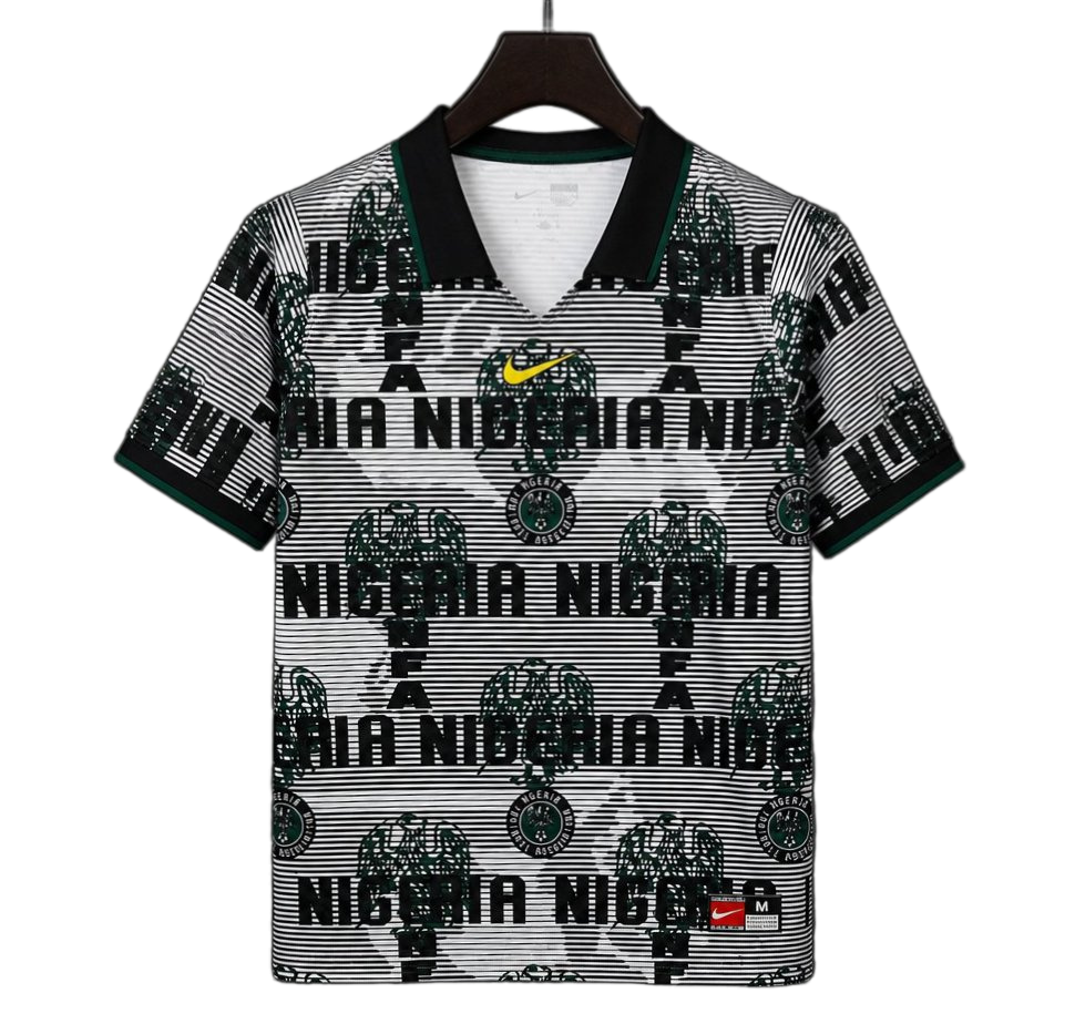 Nigeria 2026 Training Jersey – X Slawn Nike – Grey Typography