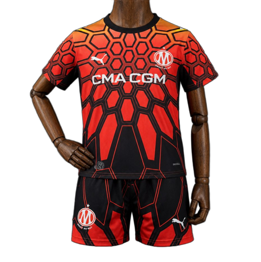 Olympique de Marseille 2026/27 Goalkeeper Jersey – Kids – Orange