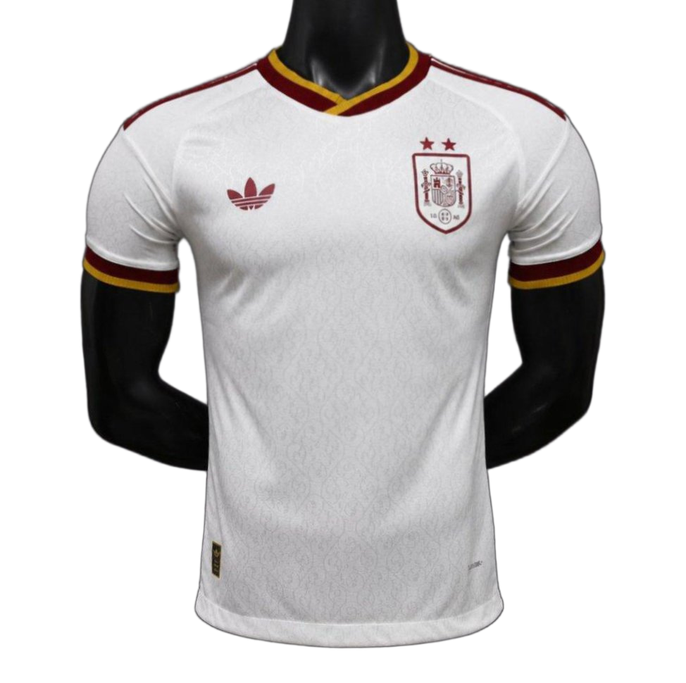 Spain 2026 Away Jersey – White – 2 Stars