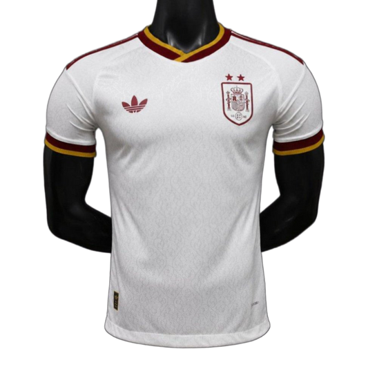 Spain 2026 Away Jersey – White – 2 Stars