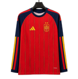 Spain 2026 Home Jersey – Long Sleeve