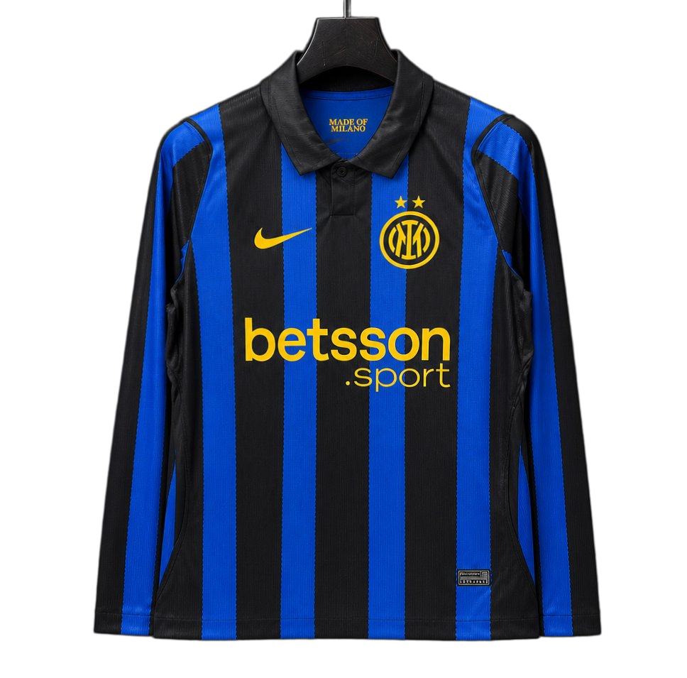 Inter Milan 2026/27 Home Jersey – Long Sleeve