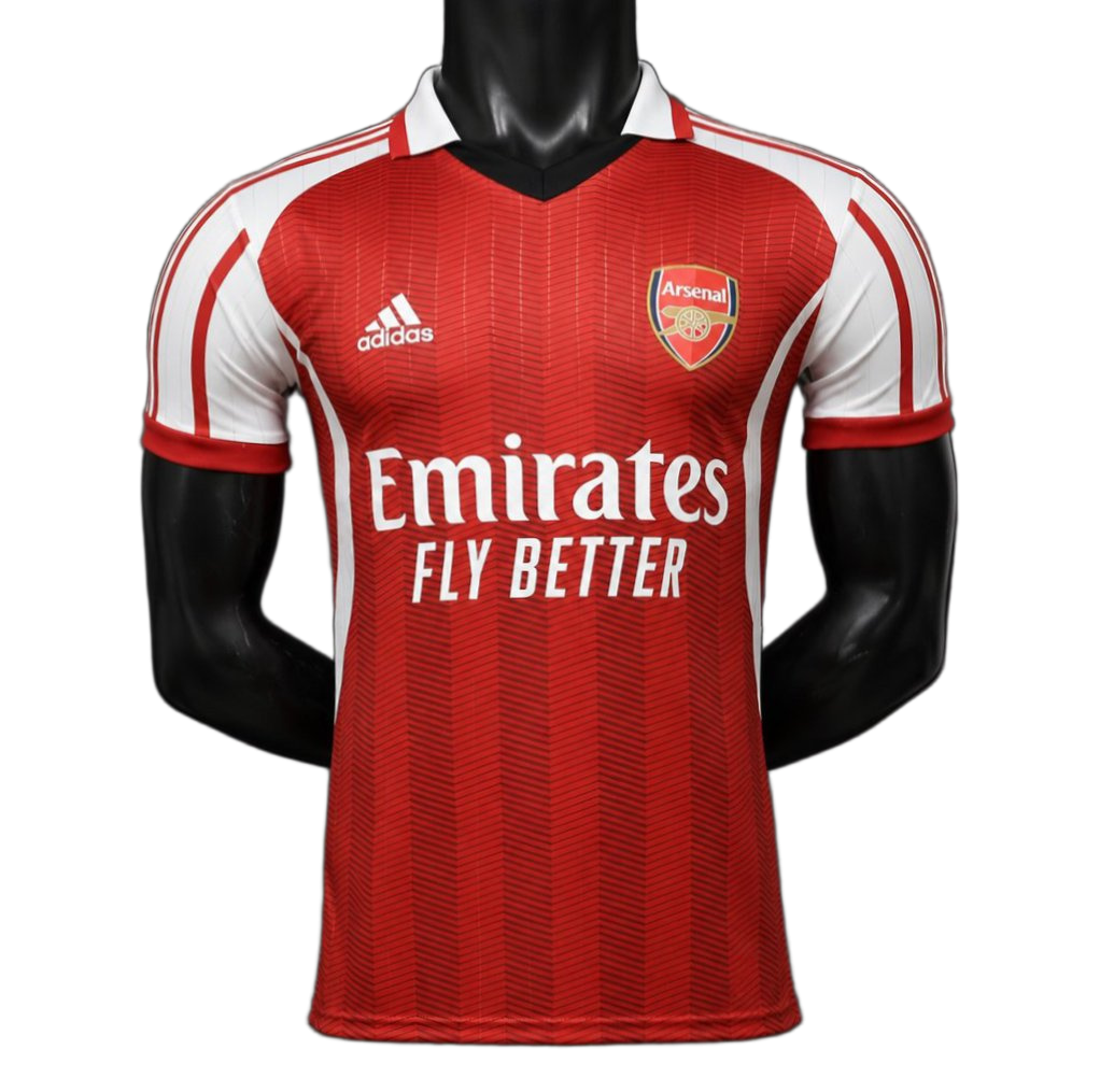 Arsenal 2026/27 Jersey – Player Version – White/Red – Vintage Design