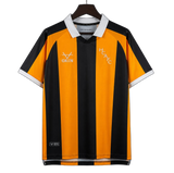 Hull City 2026/27 Home Jersey – Narrow Amber/Black Stripes
