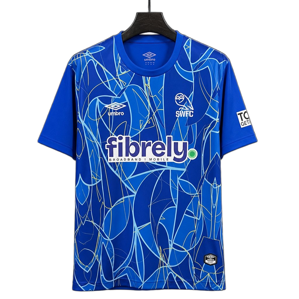 Sheffield Wednesday 2026/27 Home Jersey – Blue – Abstract Pattern