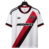 Sheffield United 2026/27 Away Jersey – White/Black/Red – Diagonal Stripe