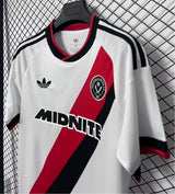 Sheffield United 2026/27 Away Jersey – White/Black/Red – Diagonal Stripe