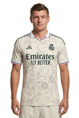 Real Madrid 2026/27 Jersey – Player Version – Special Edition – Cream Floral Pattern