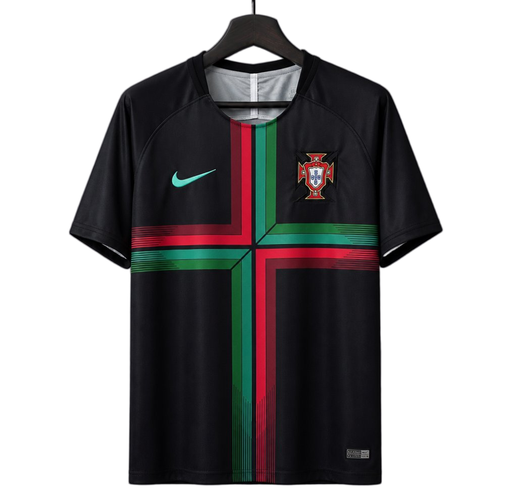 Portugal 2018 Pre – Match Training Top – Player Version – Retro Version – Black