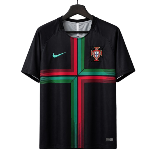 Portugal 2018 Pre – Match Training Top – Player Version – Retro Version – Black