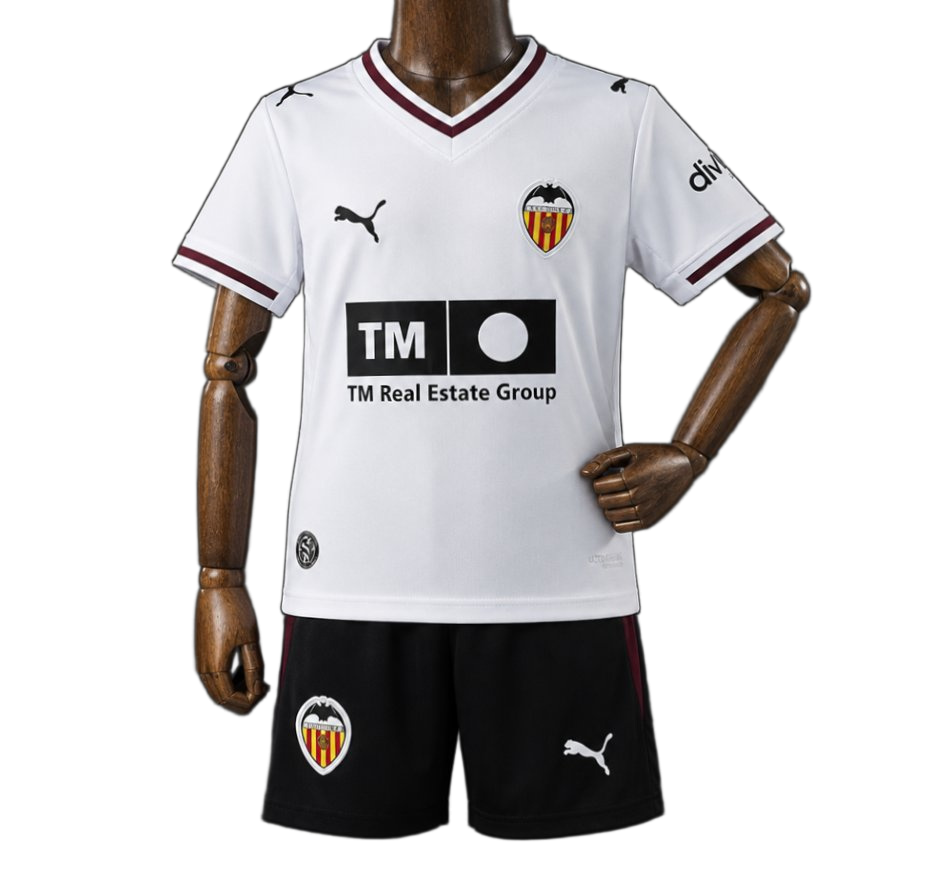Valencia 2026/27 Home Jersey – Kids