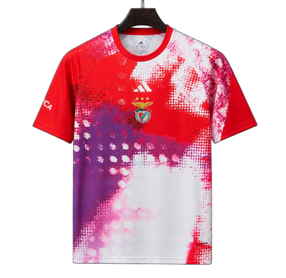 Benfica 2026/27 Pre – Match Training Top – Player Version – White/Red/Purple