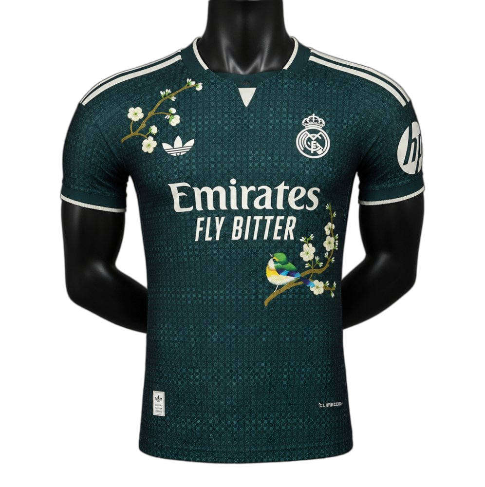 Real Madrid 2026/27 Away Jersey – Player Version – Special Edition – Green