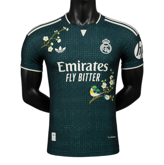 Real Madrid 2026/27 Away Jersey – Player Version – Special Edition – Green