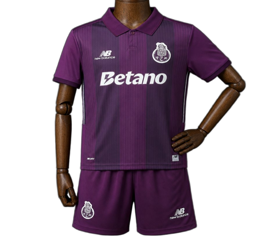 Porto 2026/27 Away Kids Kit – Purple