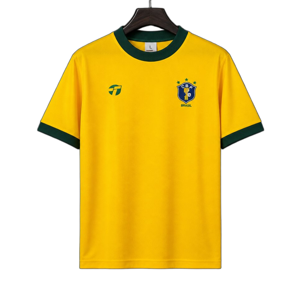 Brazil 1982 Home Jersey – Retro Version