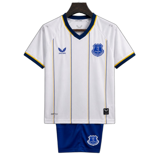 Everton 2026/27 Away Jersey – Kids – White