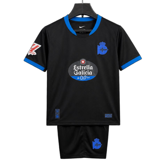 Deportivo La Coruna 2026/27 Away Jersey – Kids – Black