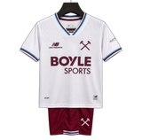 West Ham United 2026/27 Away Jersey – Kids – White