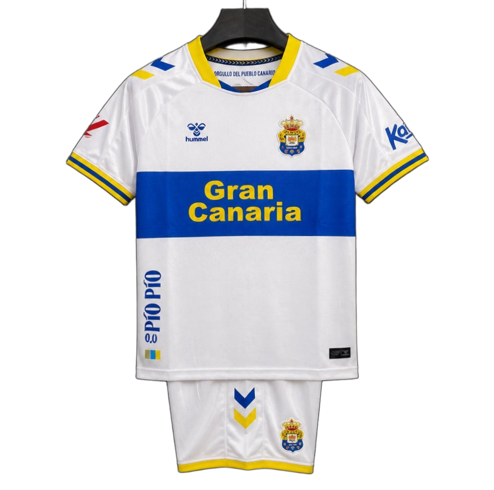 UD Las Palmas 2026/27 Third Jersey – Kids – White