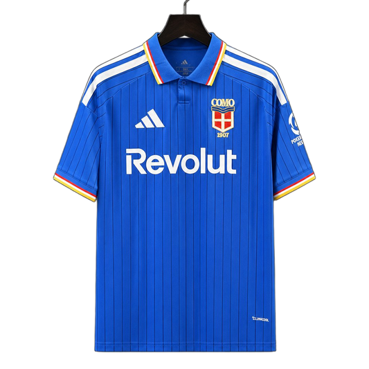 Como 1907 2026/27 Home Jersey – Blue – Pinstripe