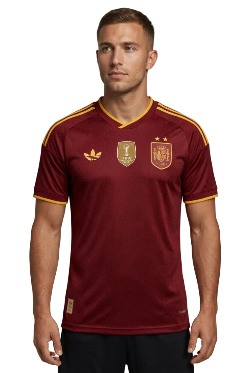 Spain 2026/27 Third Jersey – Player Version – Burgundy
