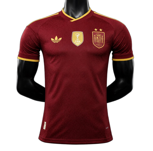Spain 2026/27 Third Jersey – Player Version – Burgundy