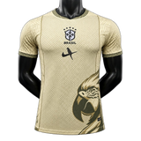 Brazil 2026 Jersey – Player Version – Special Edition – Gold – Parrot Graphic
