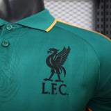 Liverpool 2026/27 Jersey – Player Version – Green/Gold – Trim Casual Retro