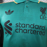 Liverpool 2026/27 Jersey – Player Version – Green/Gold – Trim Casual Retro
