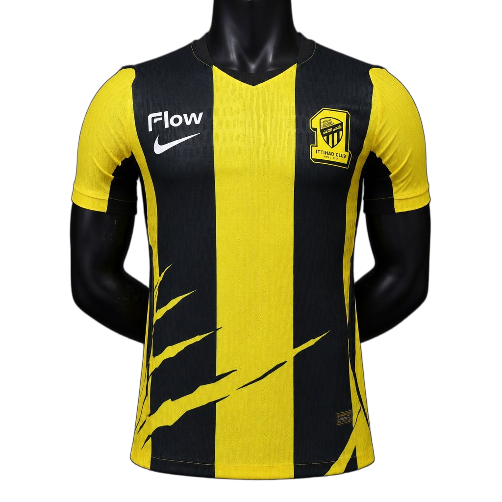 Al – ittihad 2026/27 Home Jersey – Player Version – Black/Yellow