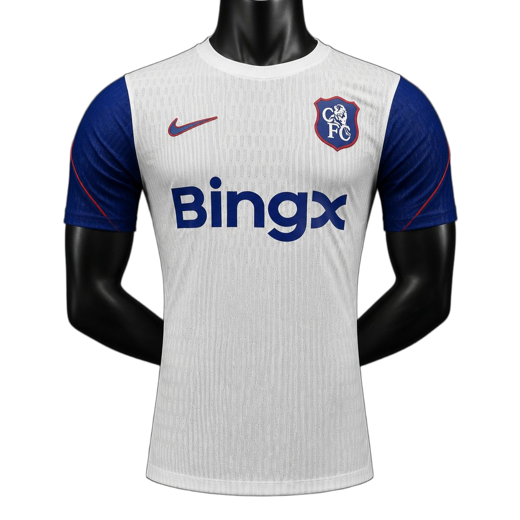 Chelsea 2026/27 Away Jersey – Player Version – White/Blue