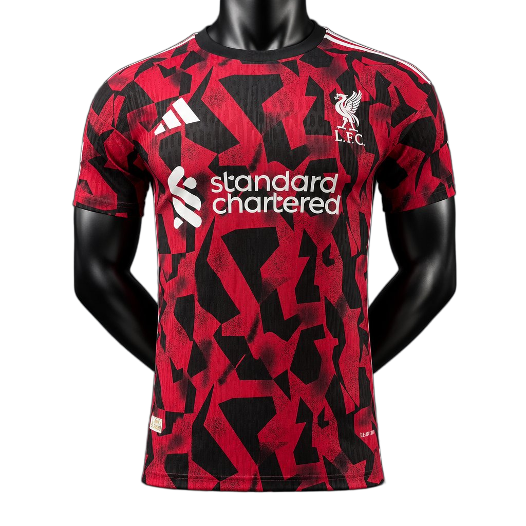 Liverpool 2026/27 Pre – Match Training Top – Player Version – Black/Red